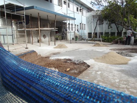 Obras sala vermelha - Divinews